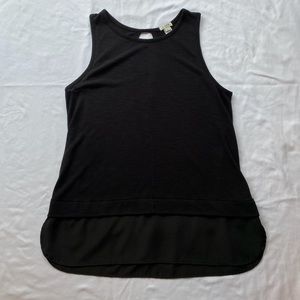 J.Crew black tunic tank
